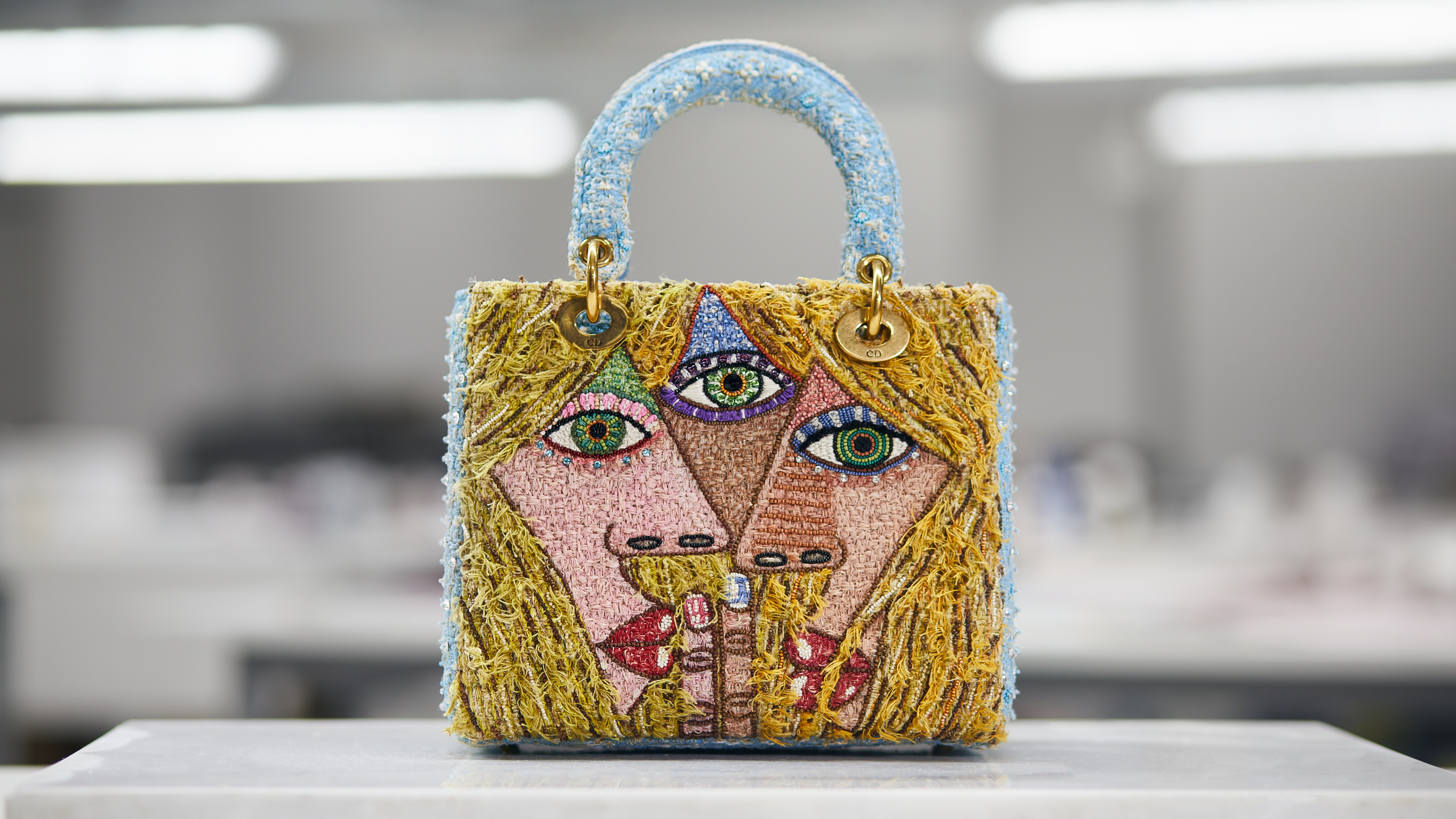 Saudi artist Manal AlDowayan turns Lady Dior bag into her latest canvas